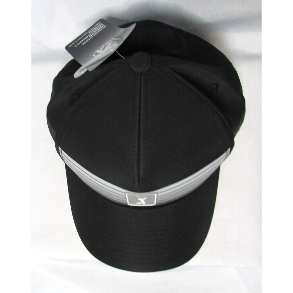 PGA Tour Pro Series Golf Hat Adult Adjustable Black Moisture Wicking - Picture 5 of 11